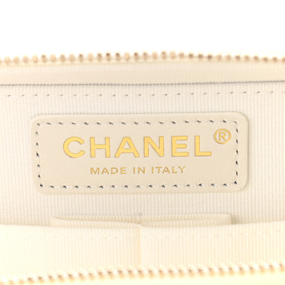 Chanel Caviar Quilted Vanity Case White 6 of 11
