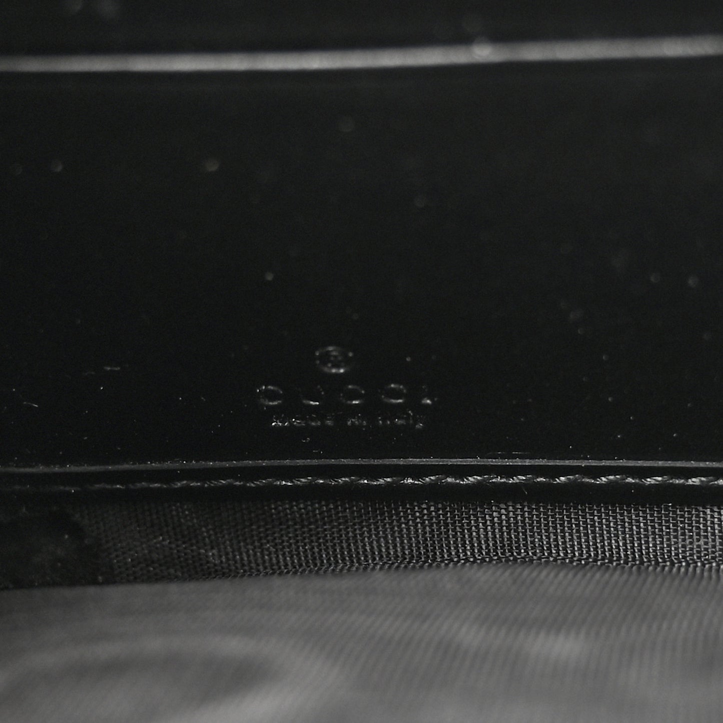 Guccissima GG Pierce Zip Around Wallet Black