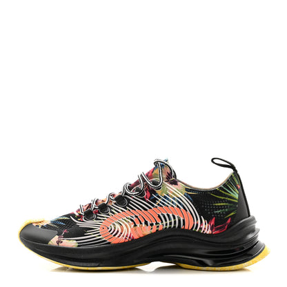 Gucci Technical Knit Fabric Waves Mens Gucci Run Sneakers 7 Multicolor 1 of 7