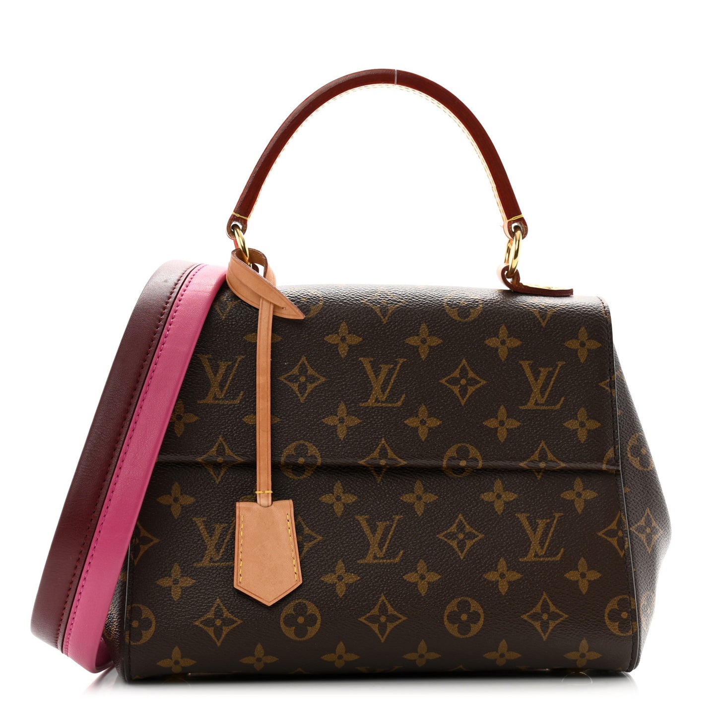 Monogram Cluny BB Bordeaux Fuchsia