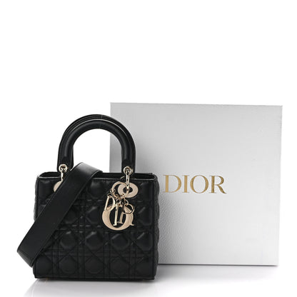 Christian Dior Lambskin Cannage Small My ABC Lady Dior Black 10 of 10