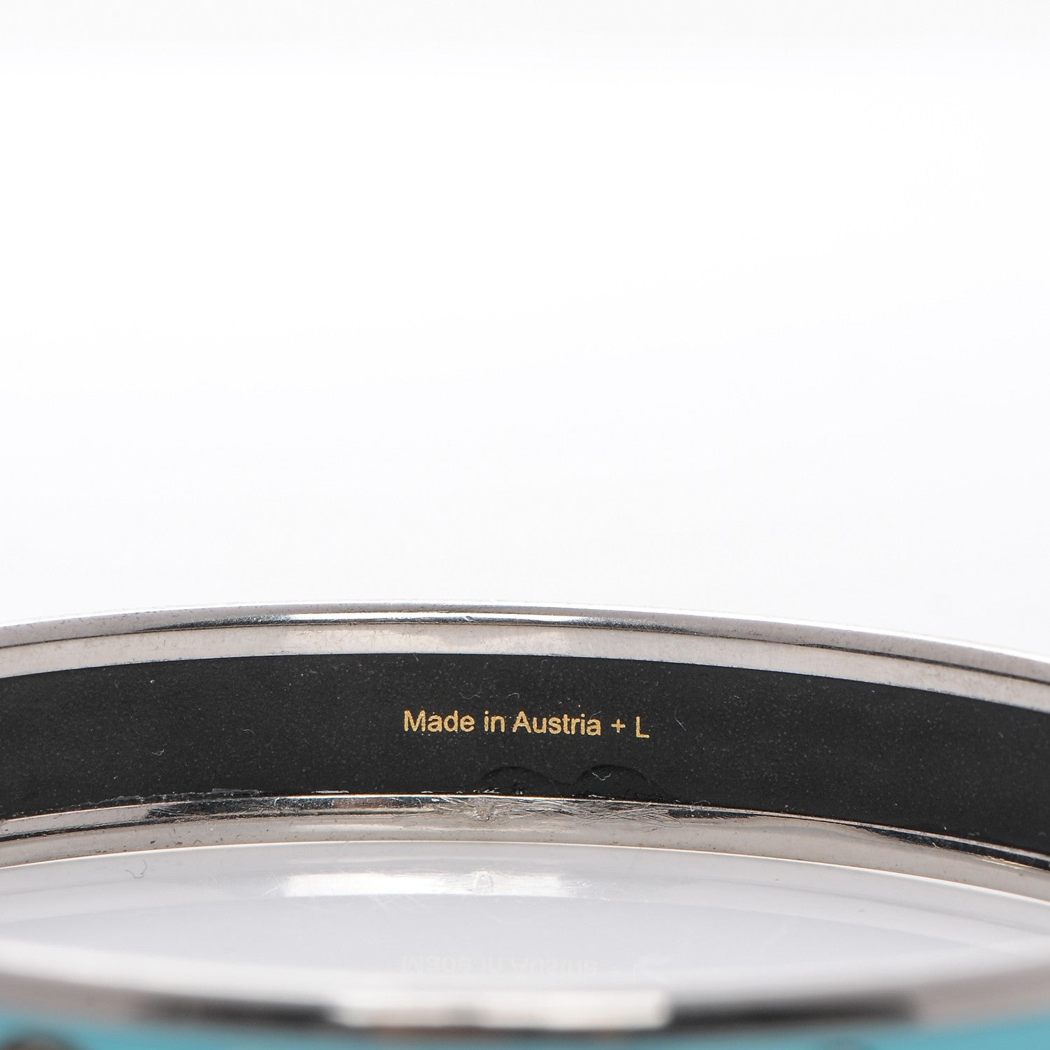 Hermes Enamel Printed Narrow Bracelet 70 5 of 6
