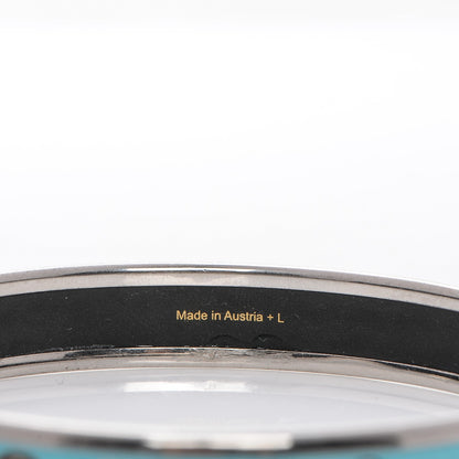 Hermes Enamel Printed Narrow Bracelet 70 5 of 6