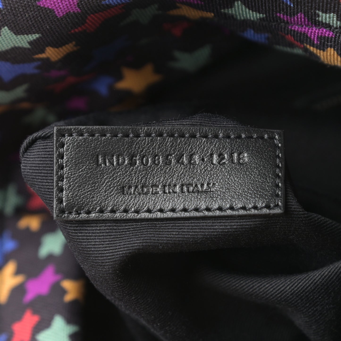 Canvas Star Print Mini City Backpack Multicolor