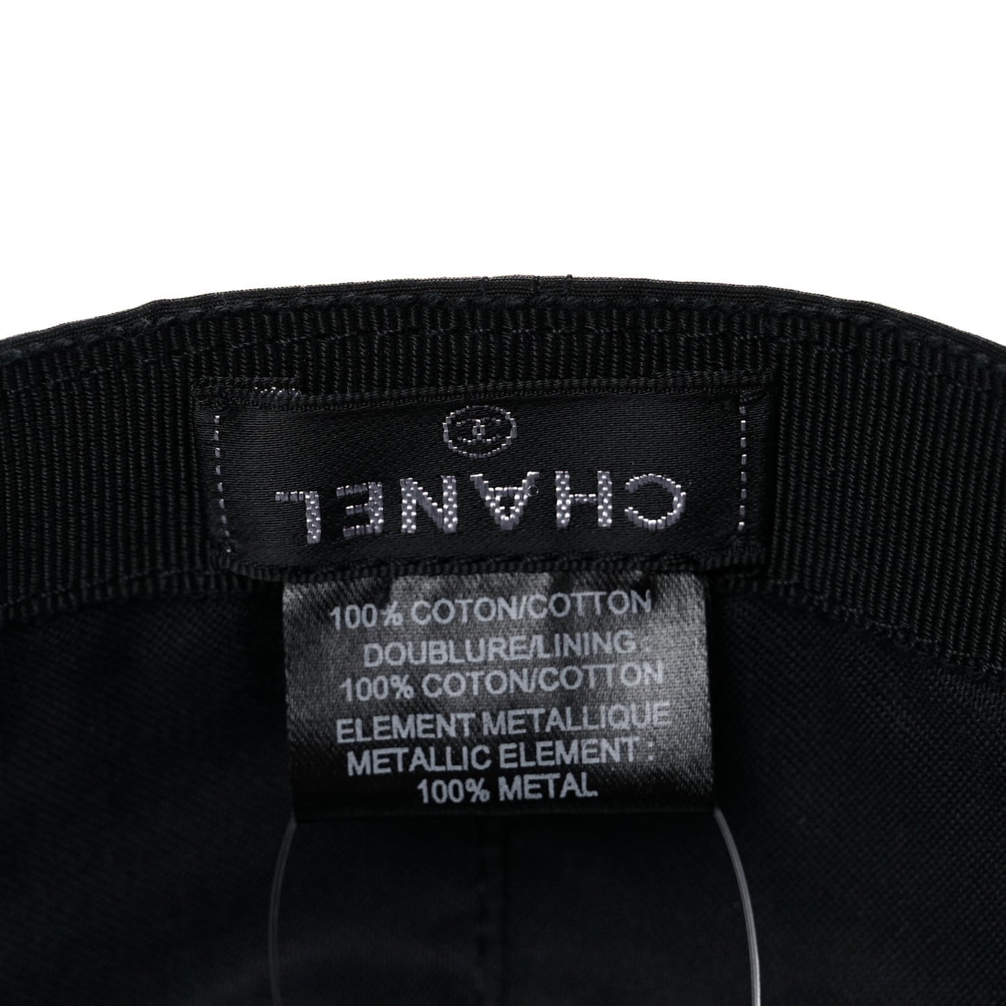 Cotton CC Cap Hat Black