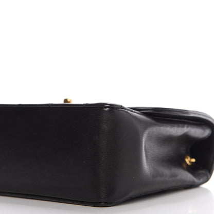 Chanel Lambskin Quilted Small Single Flap Black 7 of 10
