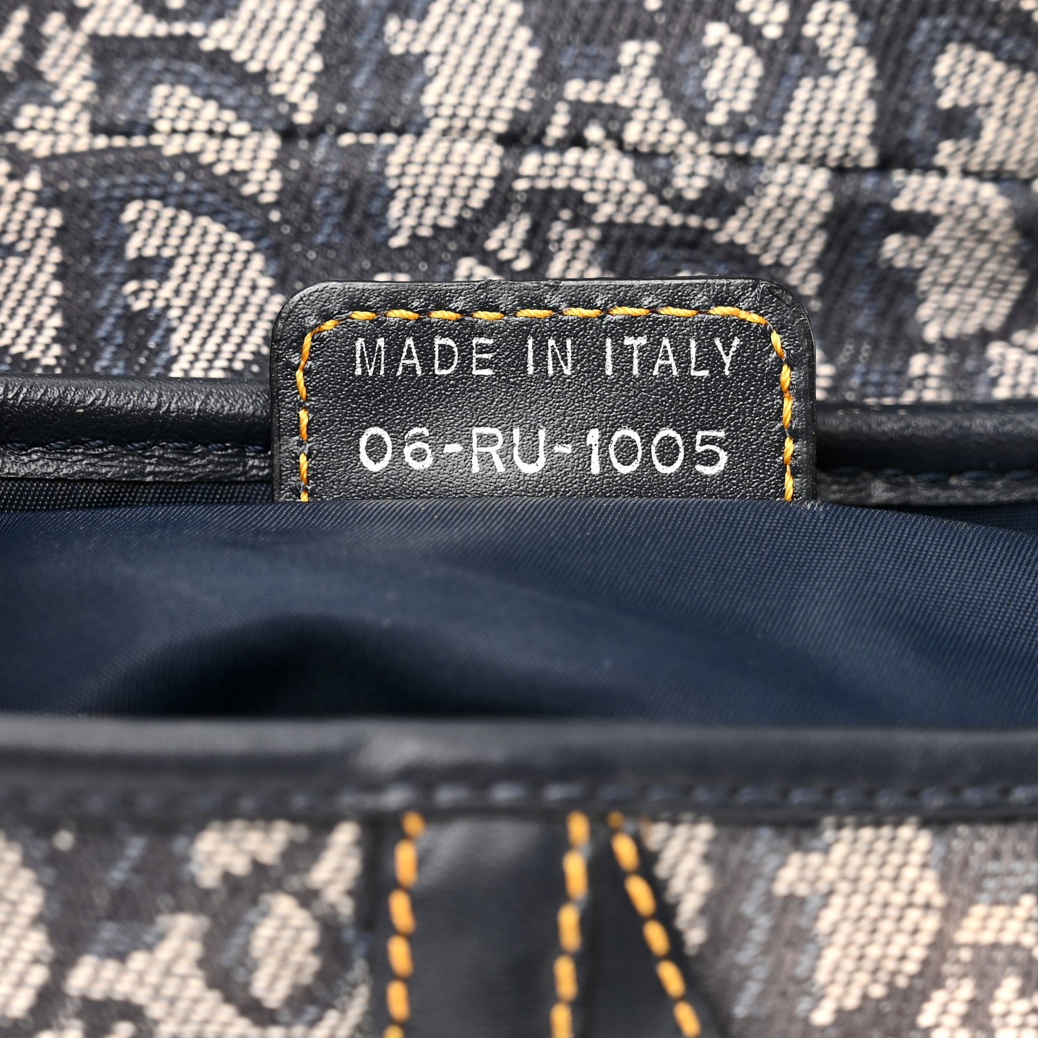Christian Dior Monogram Saddle Bag Blue 7 of 19