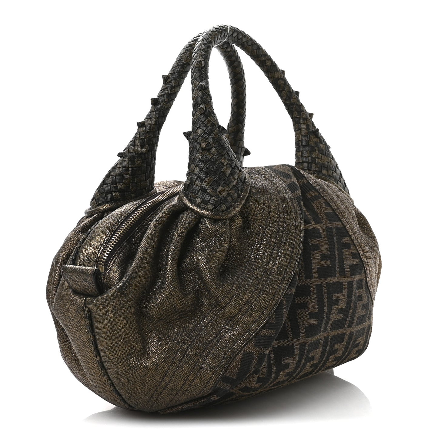 Zucca Goatskin Spy Bowler Tobacco Bronzo
