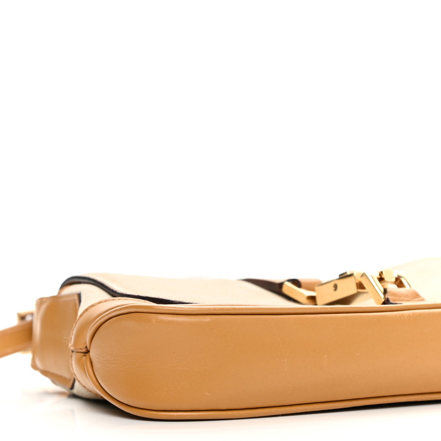 Gucci Suede Small Jackie O Flap Hobo Beige Brown 9 of 14