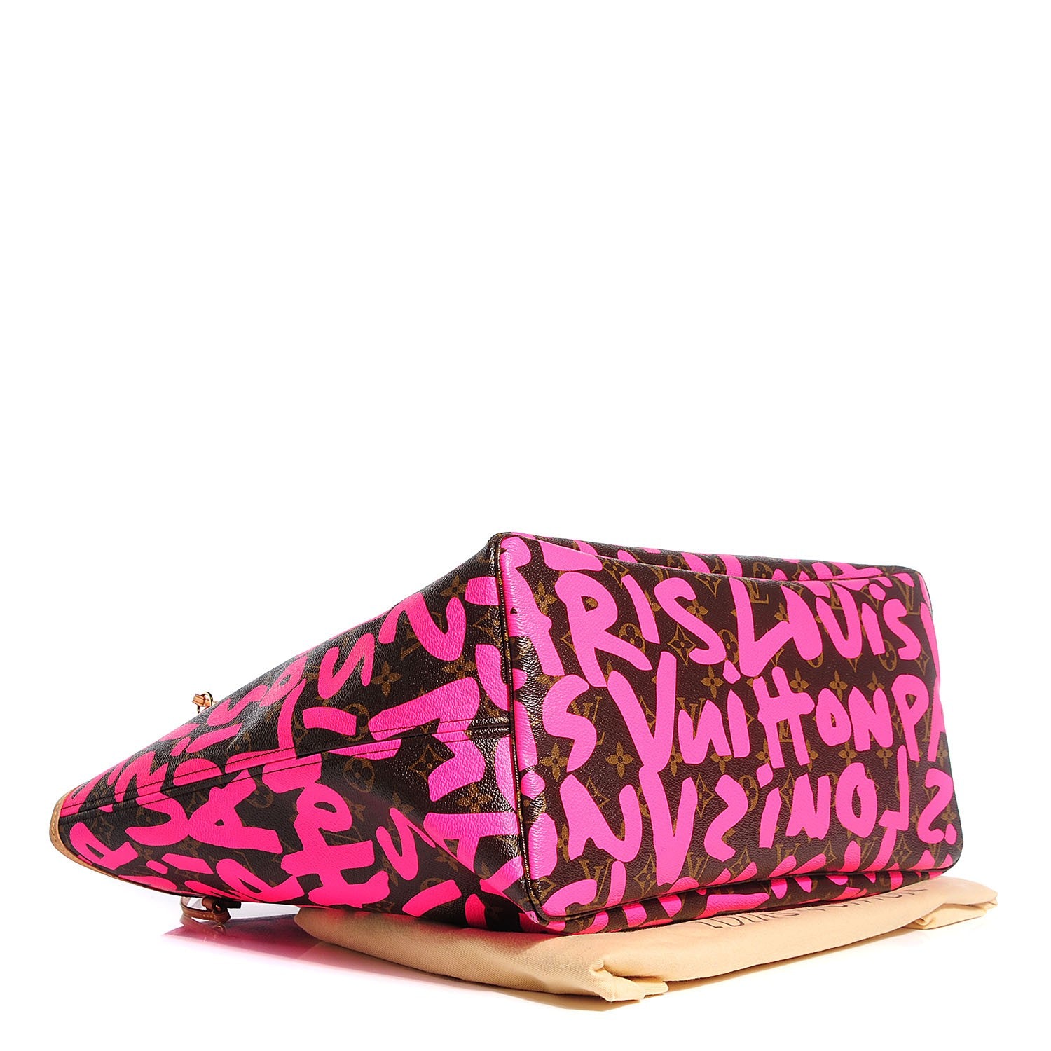 Louis Vuitton Monogram Graffiti Neverfull GM Fuchsia 4 of 7
