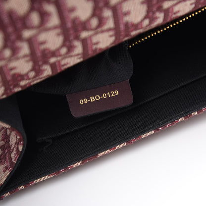 Christian Dior Oblique 30 Montaigne Flap Bag Burgundy 7 of 10