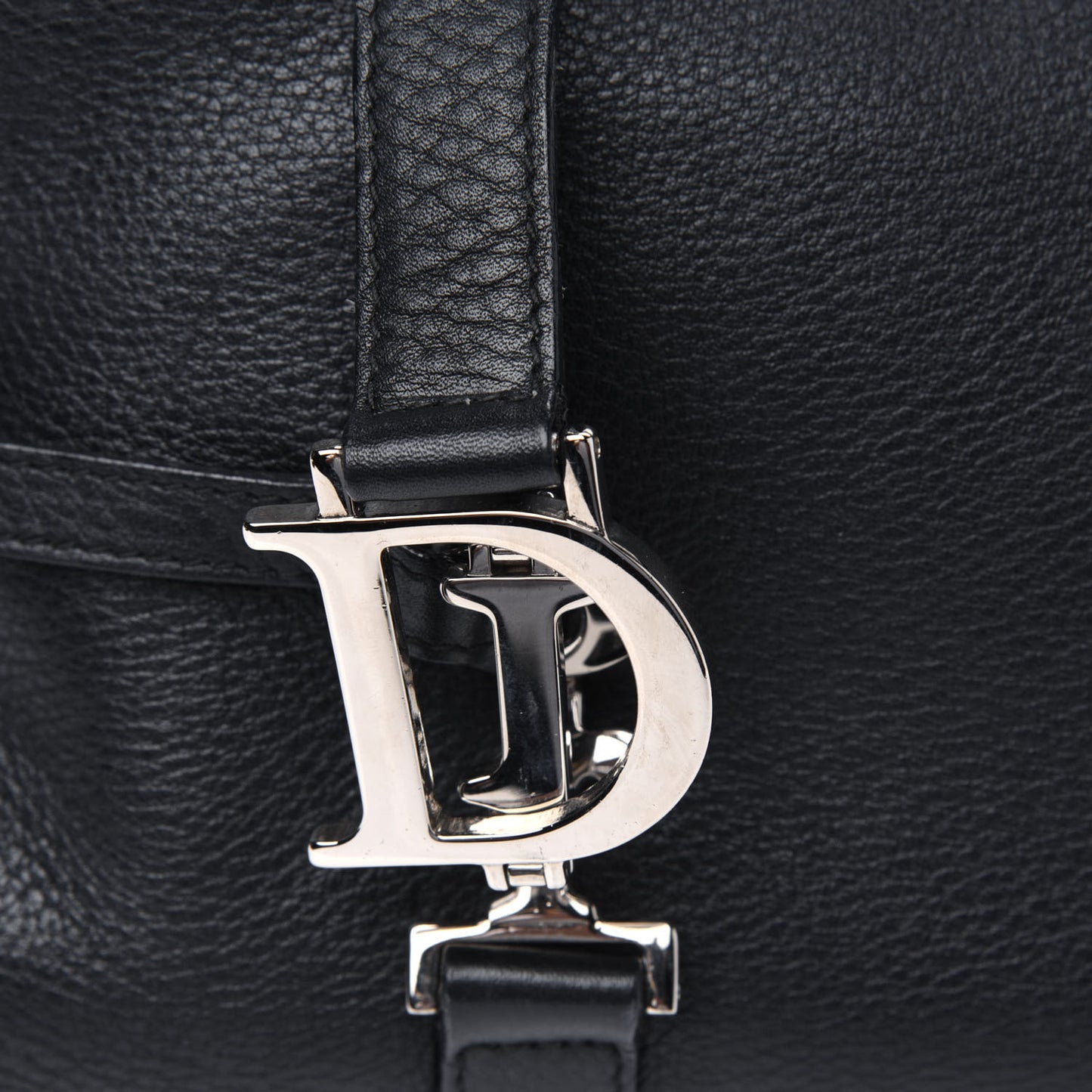 Calfskin Logo Charms Boston Black