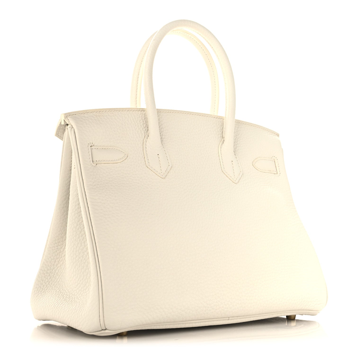 Hermes Taurillon Clemence Birkin 30 White 3 of 12