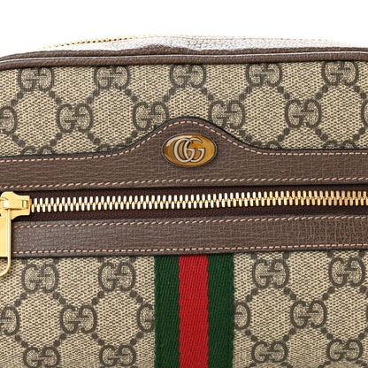 Gucci GG Supreme Monogram Web Small Ophidia Belt Bag 75 30 Dark Brown 8 of 10