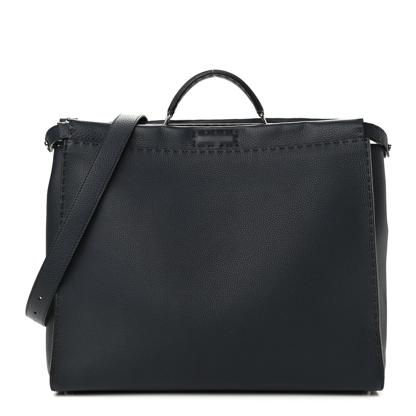 Cuoio Romano Selleria Monster Eyes Large Mens Peekaboo Iconic Essential Satchel Blue
