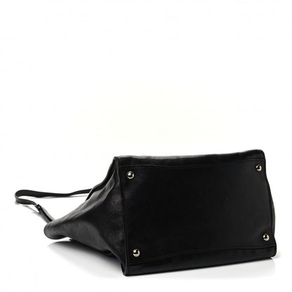 Prada Glace Calf Twin Pocket Tote Black 3 of 4