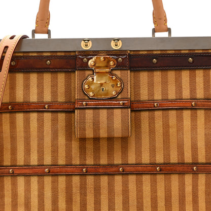 Louis Vuitton Calfskin Time Trunk Crown Frame Vertical Bag GM 8 of 10