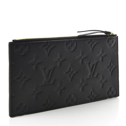 Louis Vuitton Empreinte Felicie Chain Wallet Zippered Insert Black 2 of 5