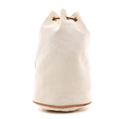 Hermes Toile Sac Polochon Natural 1 of 10
