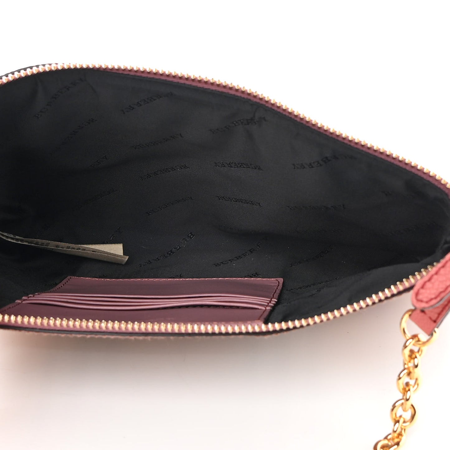 Haymarket Check Peyton Crossbody Clutch Bag Dusty Pink