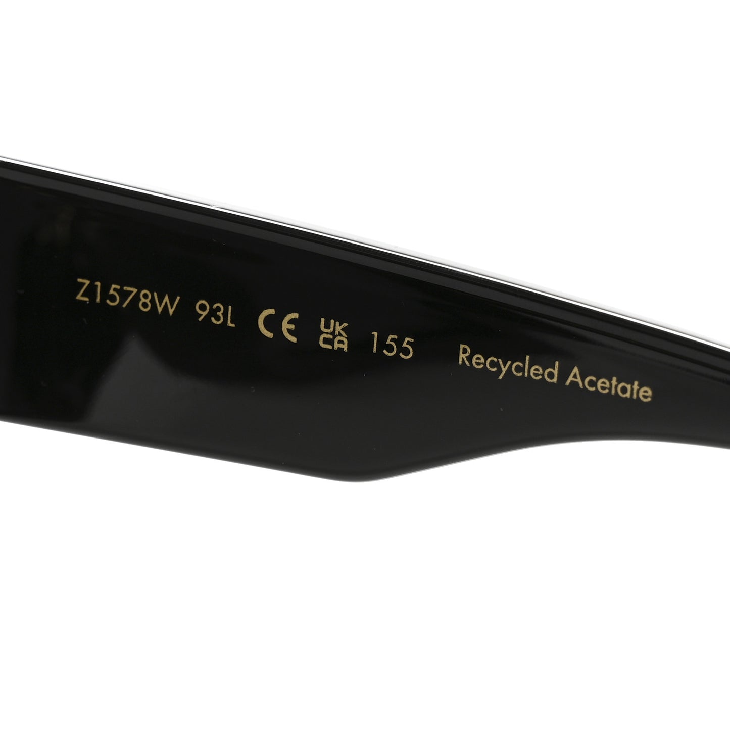 Acetate Swarovski Crystal Cyclone Sunglasses Z1578W Black