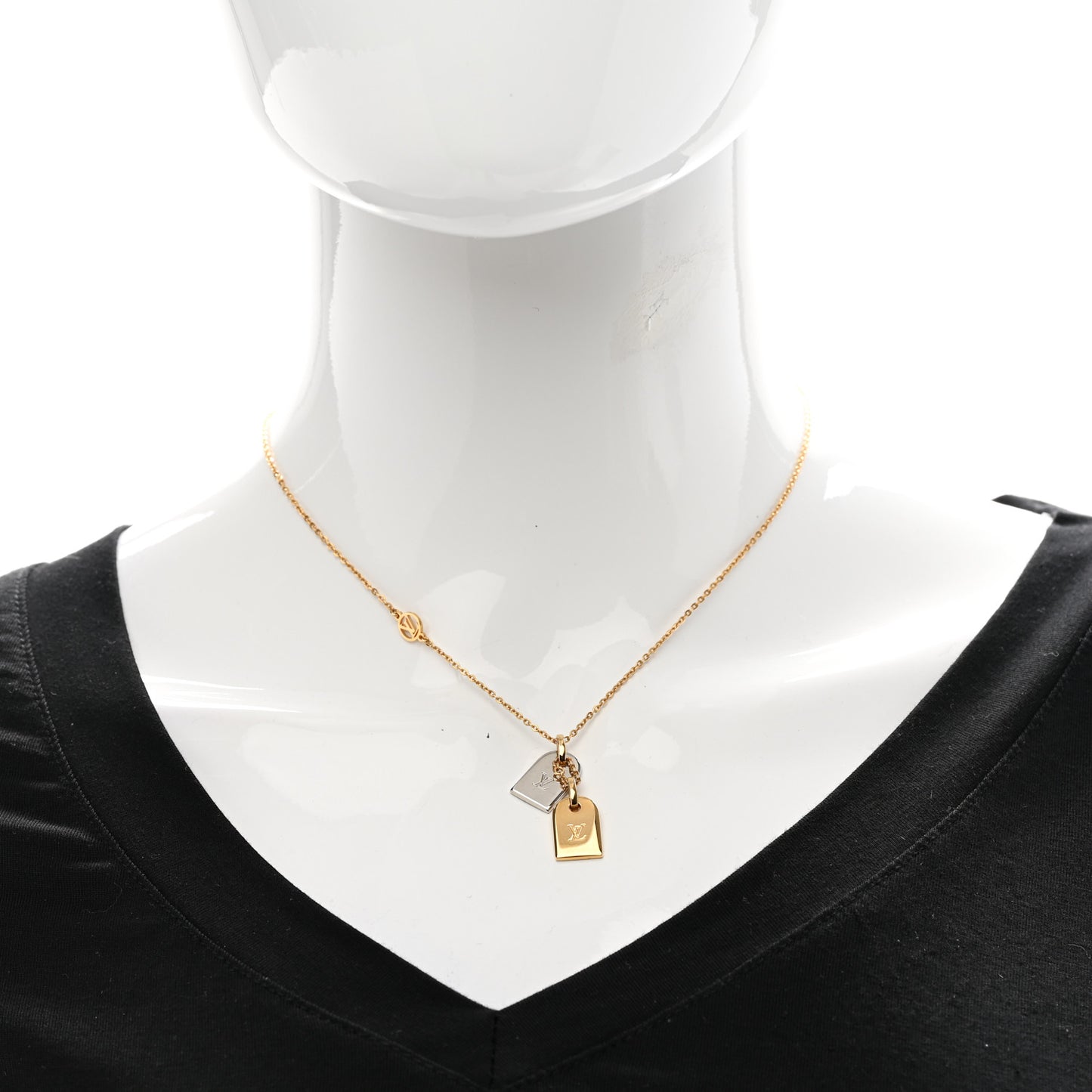 Nanogram Name Tag Necklace Gold