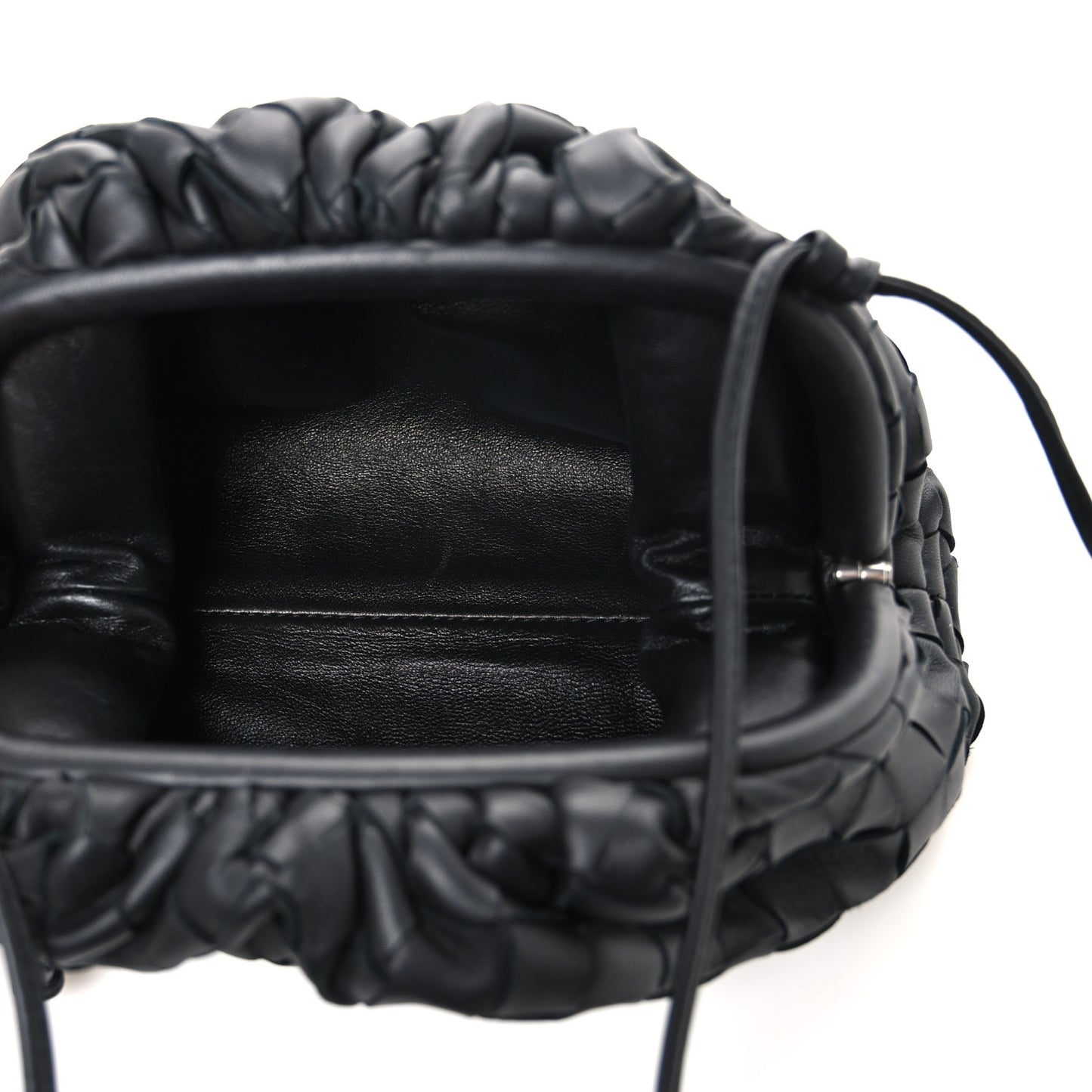 Nappa Intrecciato The Mini Pouch Black