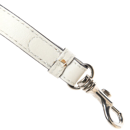 Alexander McQueen Calfskin Whipstitch Folk Tote White 17 of 22