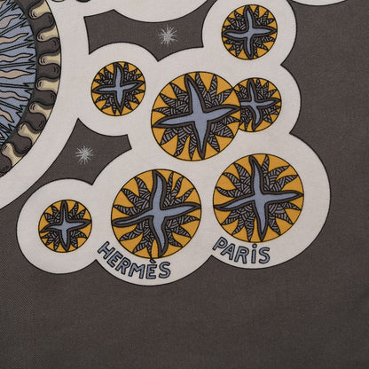 Hermes Silk Le Roy Soleil Scarf 90 5 of 7
