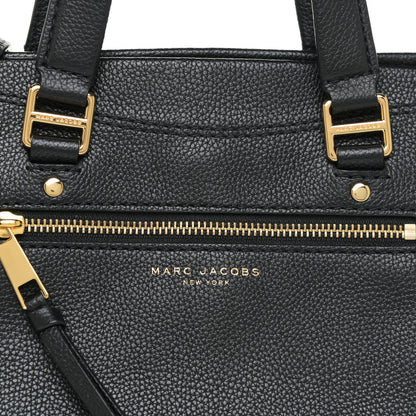 Marc Jacobs Textured Calfskin Cruiser Convertible Satchel Black 9 of 12