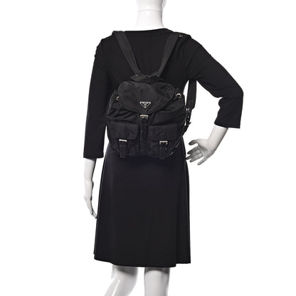 Prada Tessuto Nylon Vela Small Backpack Black 2 of 17