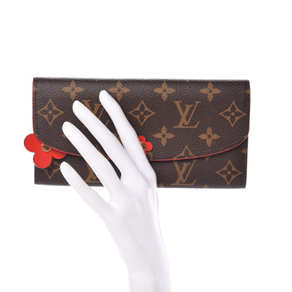 Louis Vuitton Monogram Bloom Flower Emilie Wallet Coquelicot 2 of 11