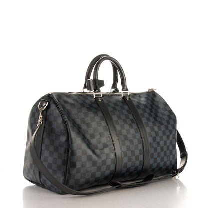 Louis Vuitton Damier Cobalt Keepall Bandouliere 45 3 of 8