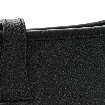 Hermes Taurillon Clemence EVELYNE III PM Black 11 of 12