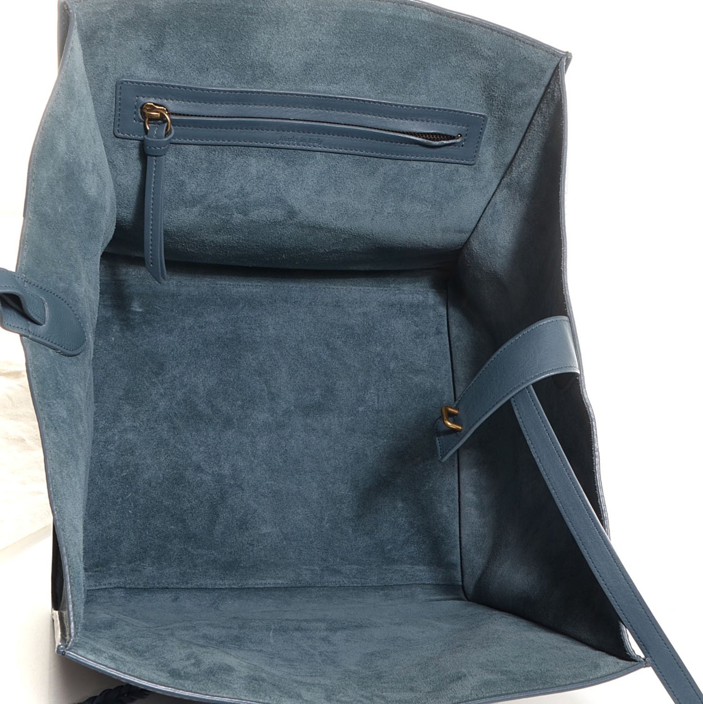 Supple Calfskin Medium Phantom Luggage Slate Blue