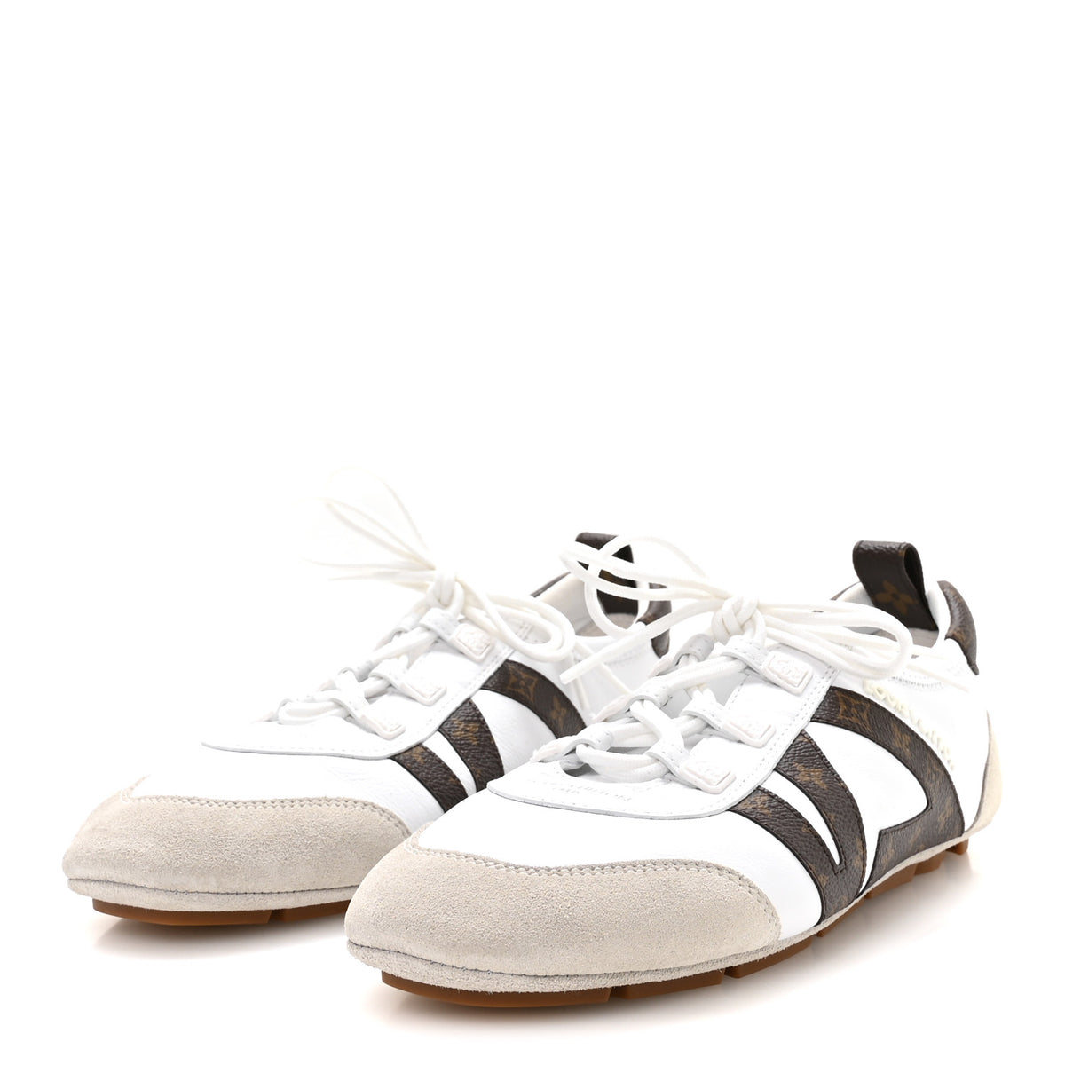 Louis Vuitton Monogram Calfskin Womens LV Sneakerina 40 White 4 of 9