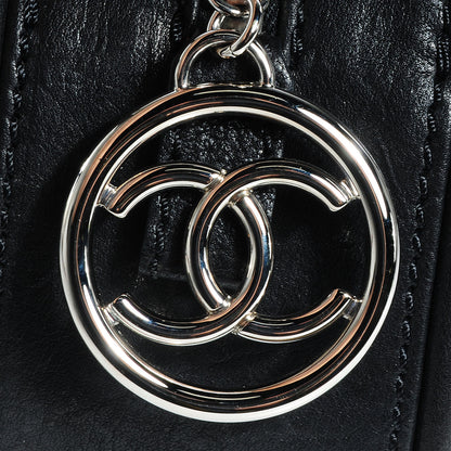 Chanel Calfskin Round Bowling Bag Black 8 of 8