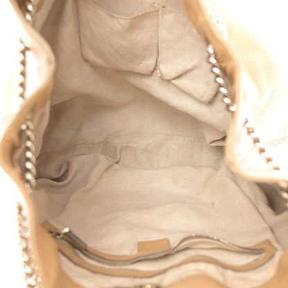 Gucci Pebbled Calfskin Large Soho Chain Shoulder Bag Nude 5 of 15