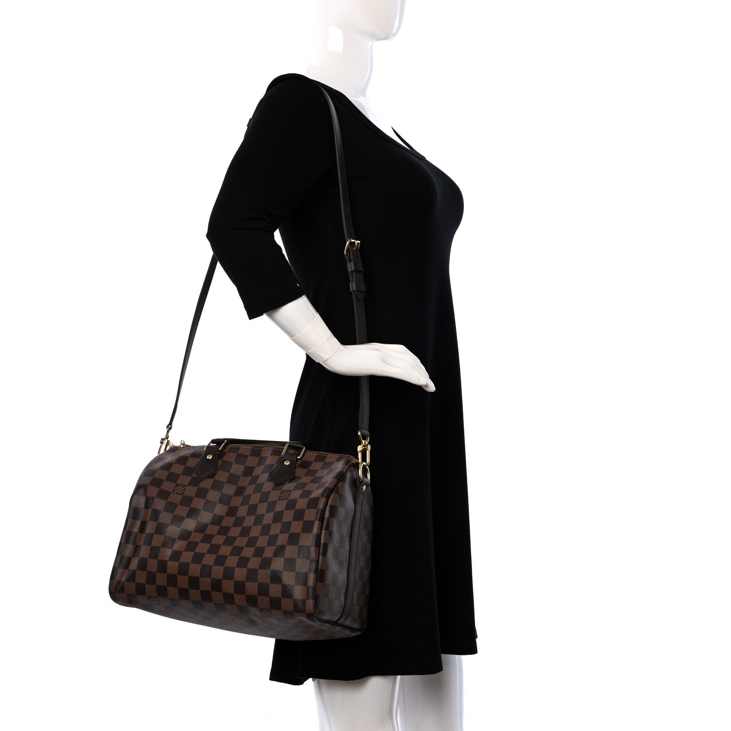Louis Vuitton Damier Ebene Speedy Bandouliere 30 2 of 8