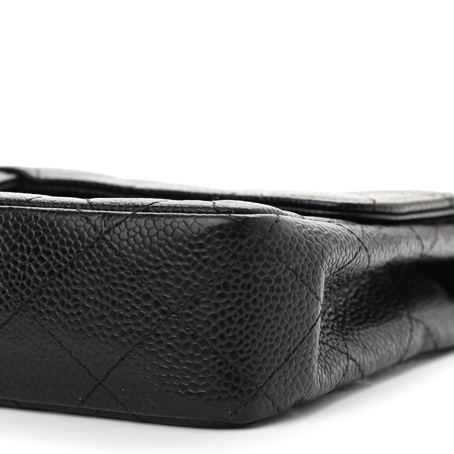 Caviar Quilted East West Flap Black