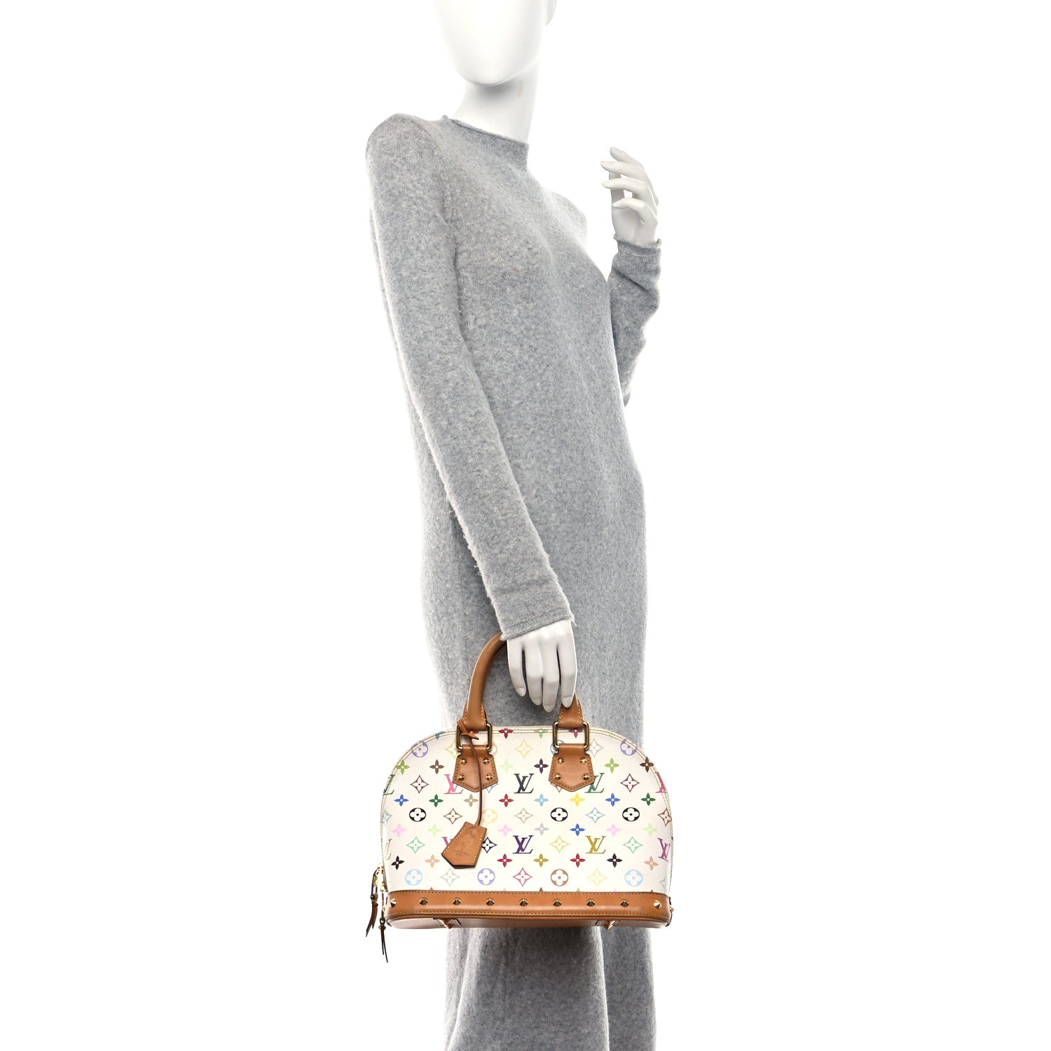 Louis Vuitton Monogram Multicolor Alma PM White 2 of 10
