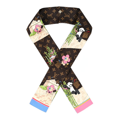 Louis Vuitton Silk Monogram 2021 Christmas Animation China Bandeau 1 of 3