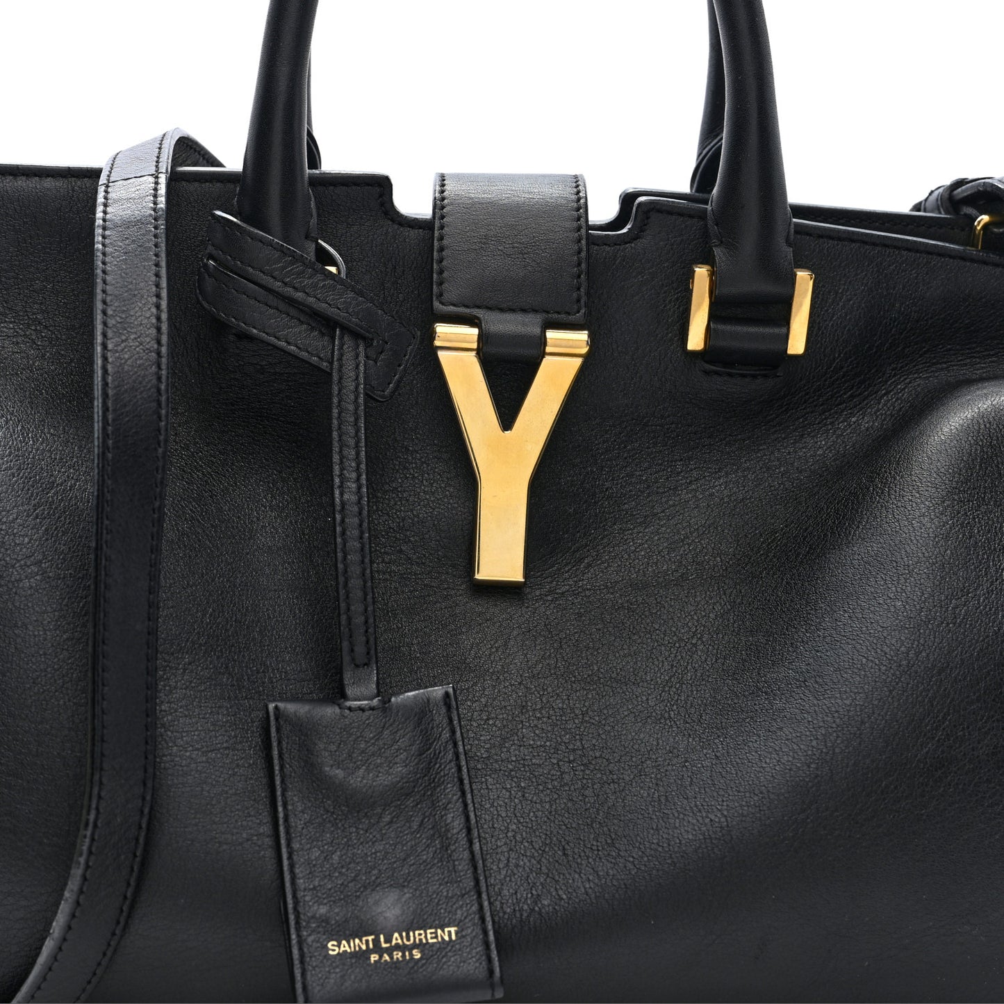 Calfskin Small Classic Y Cabas Black