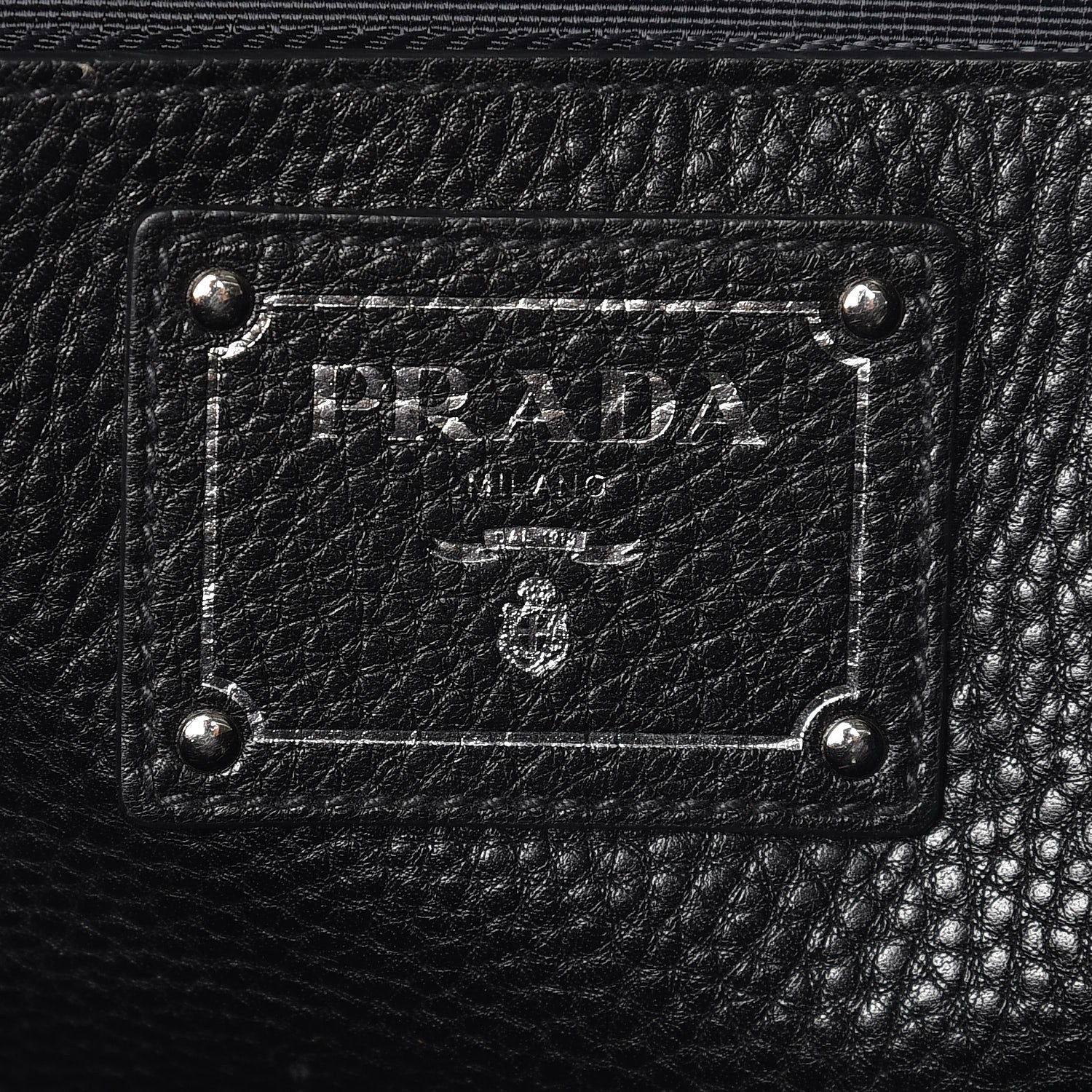 Prada Vitello Daino Shopping Tote Nero Black 6 of 9