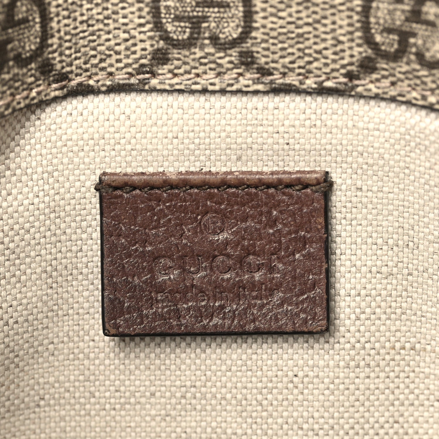 Gucci GG Supreme Monogram Neo Vintage Web Belt Bag Brown 6 of 9