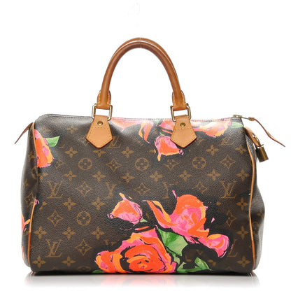 Louis Vuitton Monogram Roses Speedy 30 1 of 10