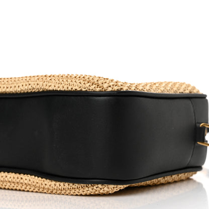 Saint Laurent Raffia Canvas Monogram Lou Camera Bag Naturel 10 of 10