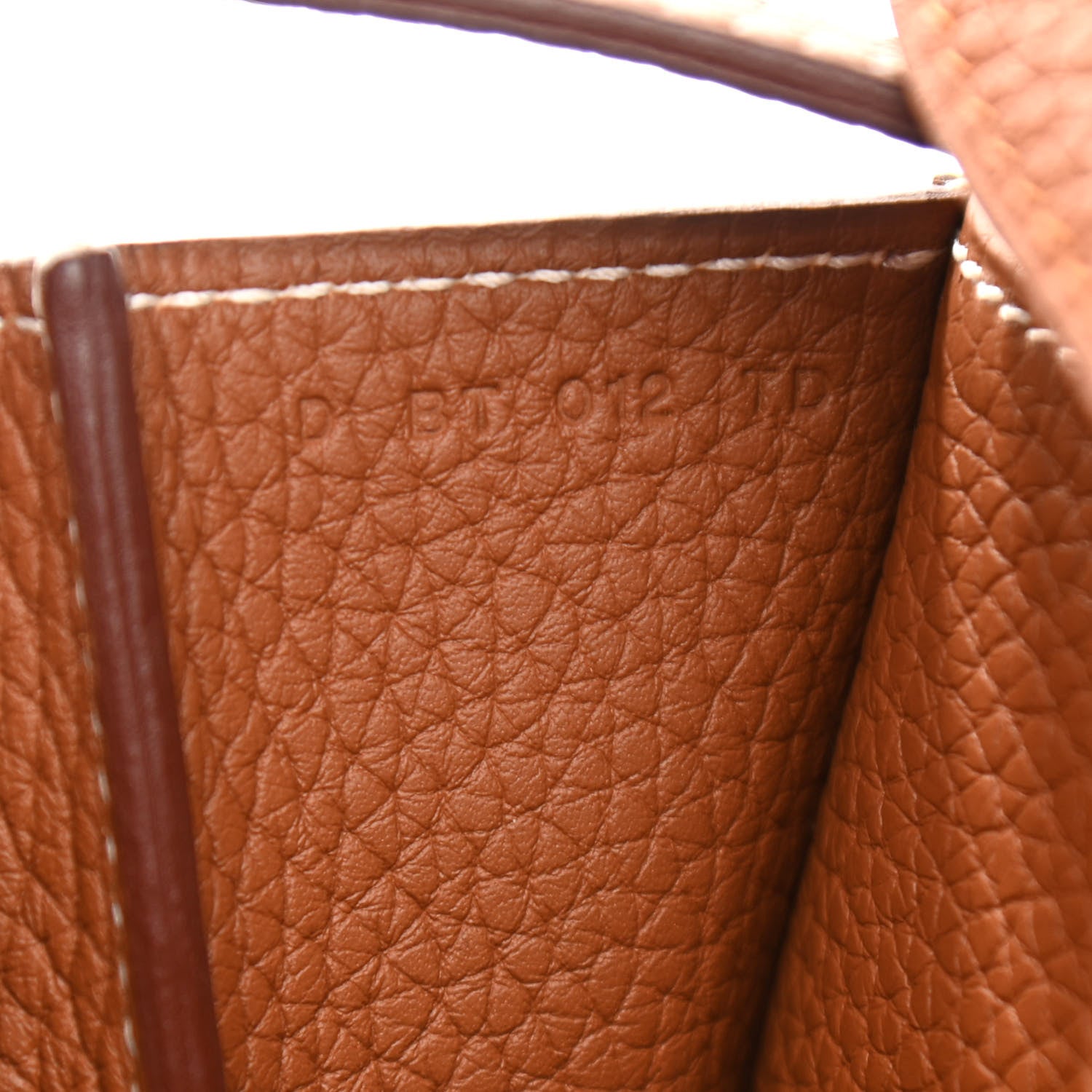 Hermes Taurillon Clemence Halzan 31 Gold 8 of 12