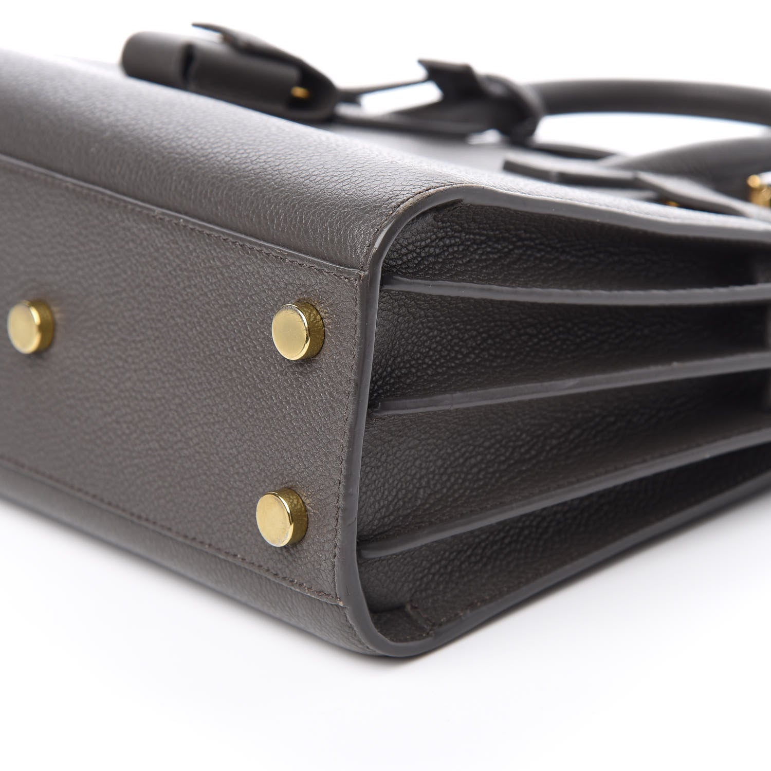 Saint Laurent Grained Calfskin Nano Sac De Jour Coal 10 of 12