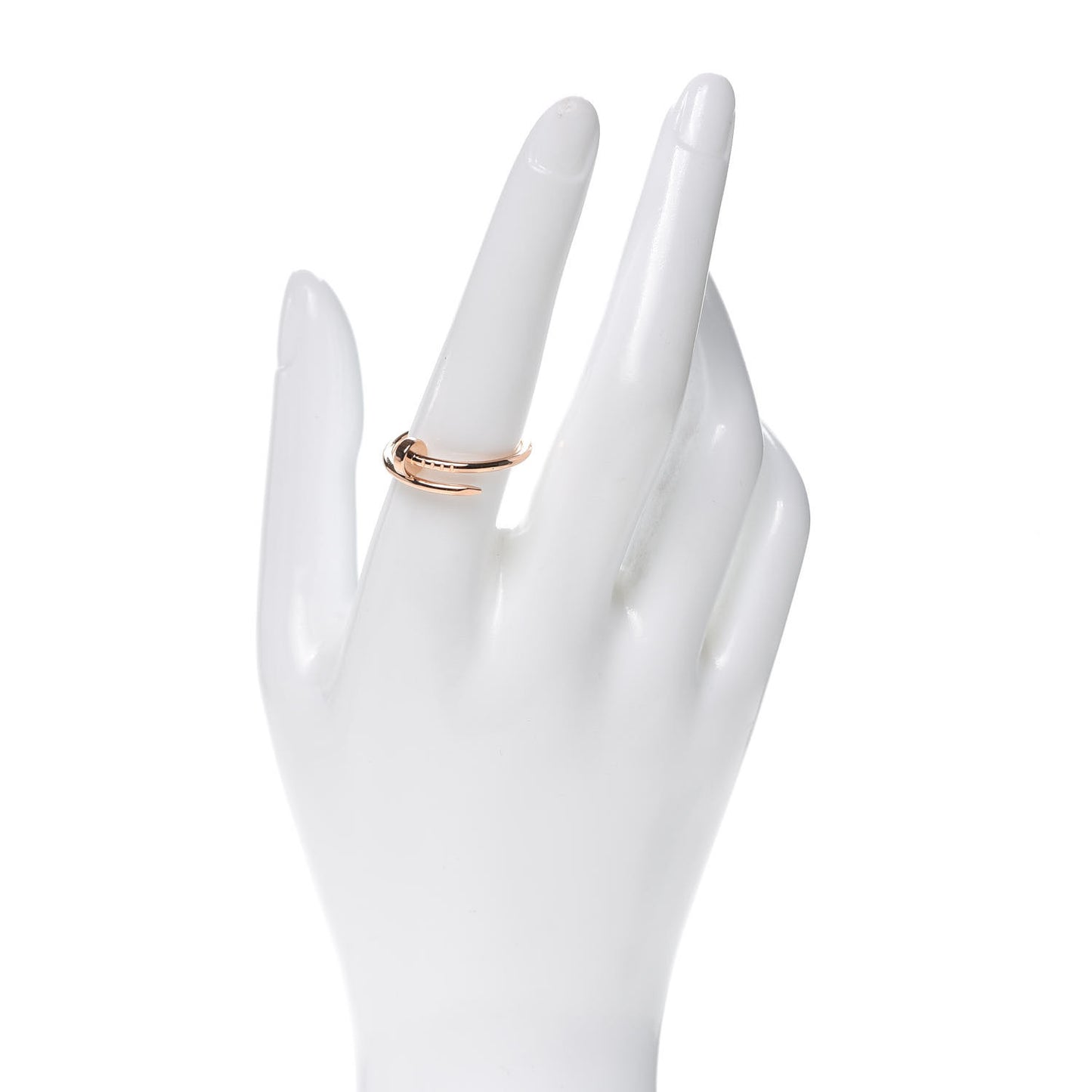18K Pink Gold Small Juste Un Clou Ring 58 8.25